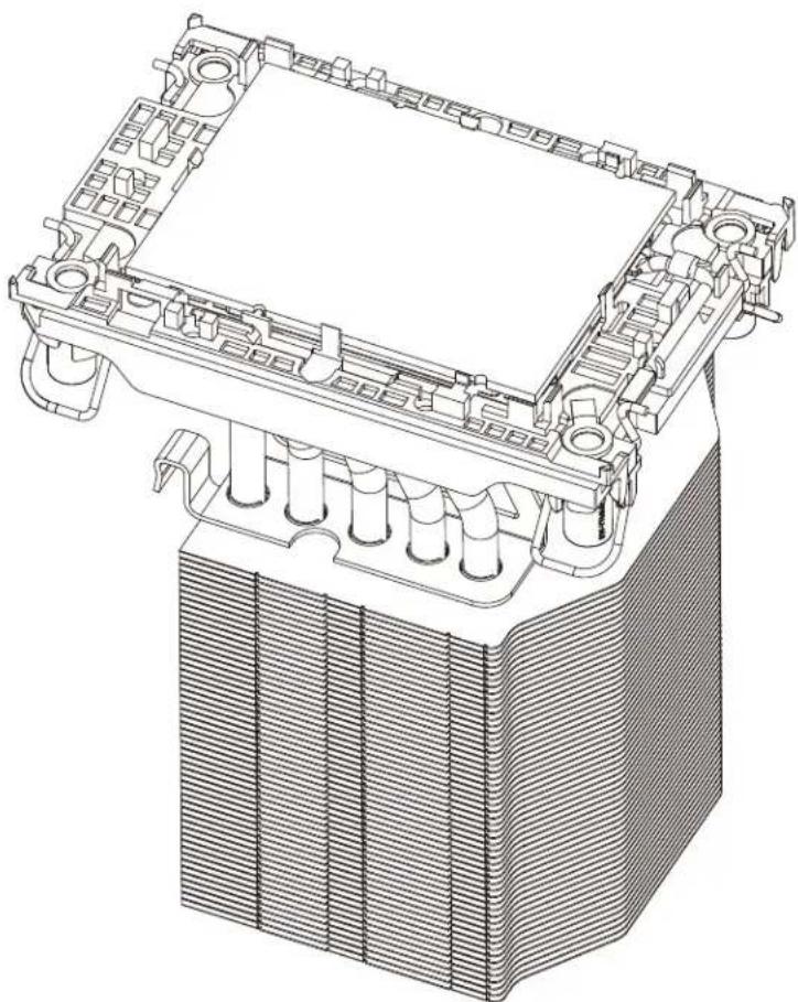 Supermicro SYS-740GP-TNRT - Removing the Processor Carrier Assembly from the Processor Heatsink Module (PHM) - 1