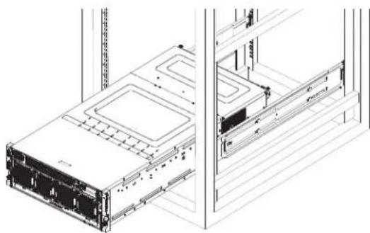 Supermicro AS-4124GO-NART - Installing the Chassis into a Rack - 1