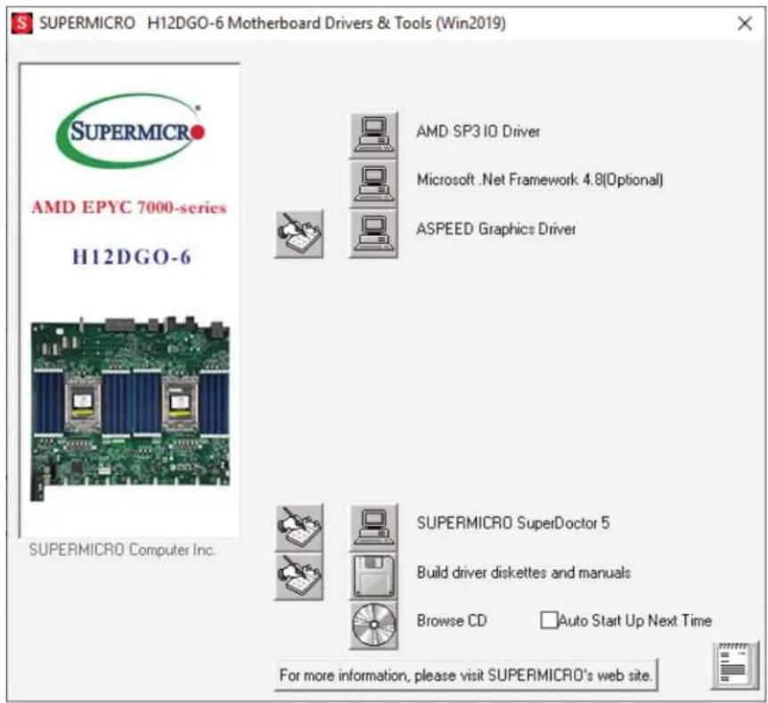 Supermicro AS-4124GO-NART - Driver Installation - 1