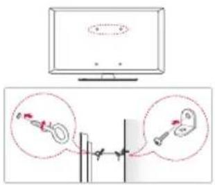 LG 65US762H0ZC - Sicherung des TV-Gerätes an einer Wand - 1