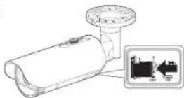 Wisenet QND-8030R - Inserting a Micro SD Memory Card (QNO-8010R/8020R/8030R/8080R) - 4