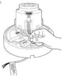 Wisenet QND-8030R - Connecting the alarm cable - 2
