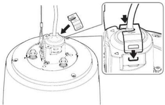Wisenet XNP-9300RW - Installing with hanging mount - 5
