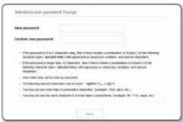 Wisenet XNP-9300RW - PASSWORD SETTING - 2