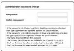 Wisenet QND-8011 - PASSWORD SETTING - 1
