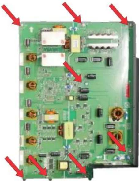 Christie Ultra UHD654-X-HR - Replacing the power board - 1