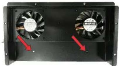 Christie Ultra UHD654-X-HR - Replacing the fans - 1