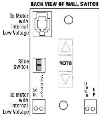 Draper Premier XL - Section 5.2 - Limit Adjustments for Motors with Internal Low-Voltage Controllers (Fig. 11) - 1