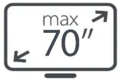 max 70"