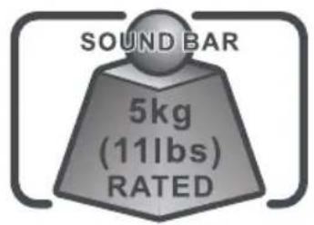SOUND BAR 5kg (11lbs) RATED