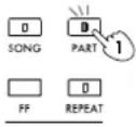 KORG Concert C-550 - Combining the data of two Parts into one Part - 1