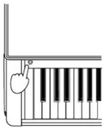KORG Concert C-550 - Press the POWER switch to turn on the power. - 1