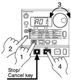STOP/ Cancel key