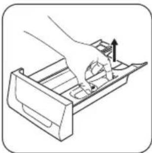 Zoppas P712D - Cleaning the dispenser drawer - 2
