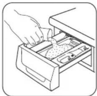 Zoppas P712D - Flap for powder or liquid detergent - 5