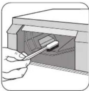 Zoppas P712D - Cleaning the drawer recess - 1