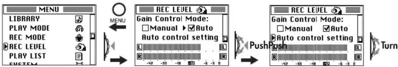 KORG MR-1 - Using the Auto Gain Control mode - 1