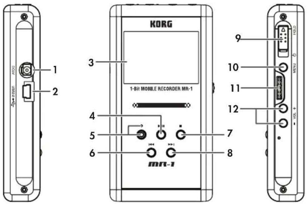 KORG 1-Bit MOBILE RECORDER MR-1 mn-1