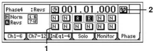 Phase4 :Revs 001.01.000 Norm 1:5 N N R 3:4 N N Revs 7:12 N N N N N N Ch1-6 Ch7-12 InEq1-4 Solo Monitor Phase 1