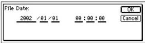 File Date: 2002 /01/01 00:00:00 OK Cancel