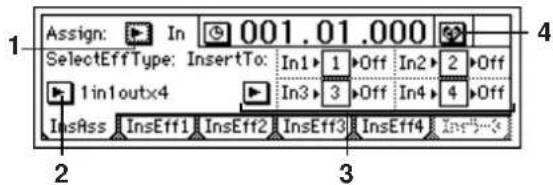 Assign: In 001.01.000 SelectEffType: InsertTo: In1 1 Off In2 2 Off 1 in1 outx4 In3 3 Off In4 4 Off InsRss InsEff1 InsEff2 InsEff3 InsEff4 InsF-