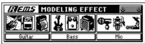REms MODELING EFFECT Guitar Bass Mio