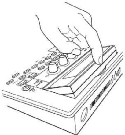 KORG D1200CD - To adjust the angle - 2