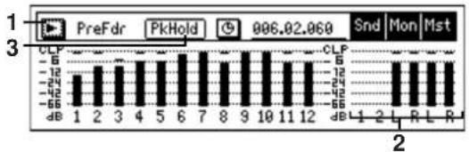 KORG D1200CD - METER/TRACK VIEW - 1