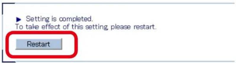 Silex AP-500AC - When finished, click Restart. - 1