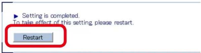 Silex AP-500AC - When finished, click Restart. - 1