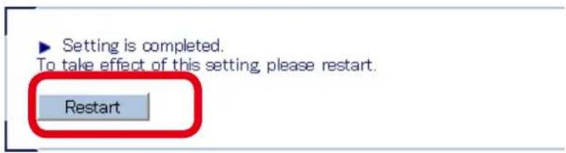 Silex AP-500AC - When finished, click Restart. - 1