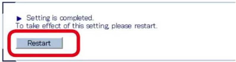 Silex AP-500AC - When finished, click Restart. - 1