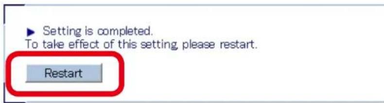 Silex AP-500AC - When finished, click Restart. - 1