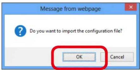 Silex AP-500AC - A window to select the configuration file (config.txt) is displayed. Select the file to upload and click Open. - 4