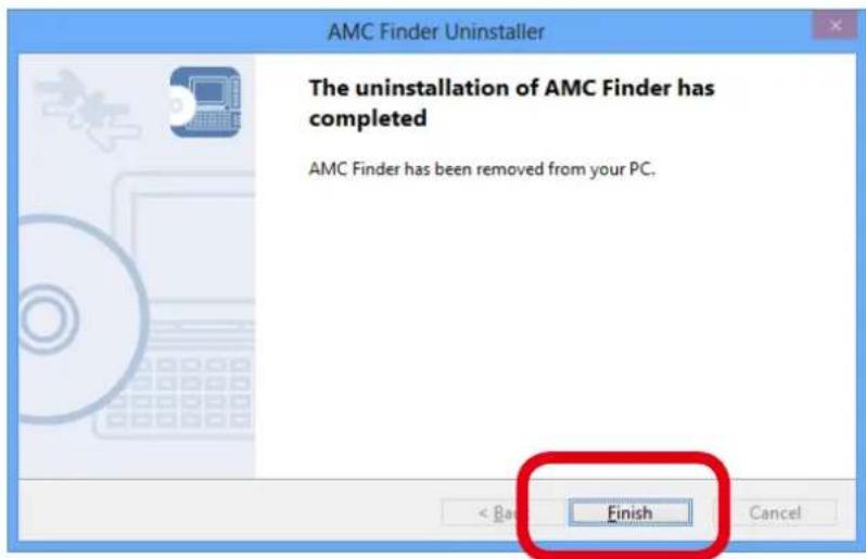 Silex AP-500AC - Uninstalling the Product Search Utility - 4