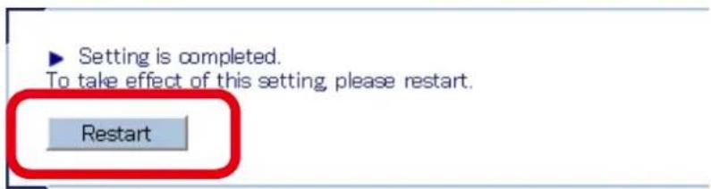 Silex AP-500AC - When finished, click Restart. - 1