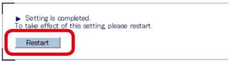 Silex AP-500AC - When finished, click Restart. - 1