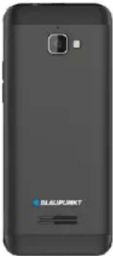 Front view of a black smartphone with a small screen and 'BLACKPUNKT' logo on the side (no additional text or symbols visible)