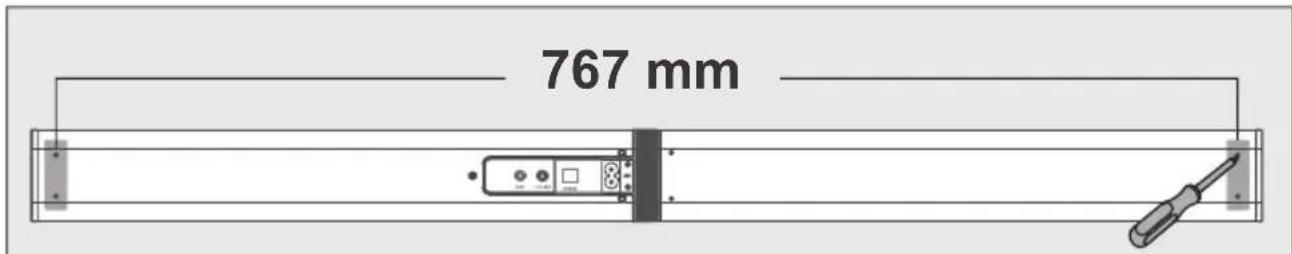 767 mm