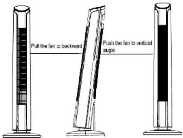 BLAUPUNKT AFT801 - UTILIZAREA VENTILATORULUI TIP COLOANĂ - 1