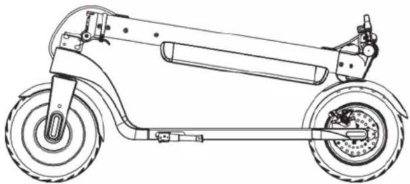 BLAUPUNKT ESC910.2 - Folding the scooter - 4