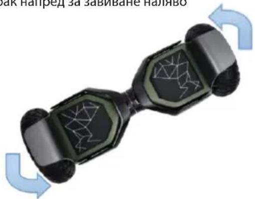 BLAUPUNKT EHB810 - Указания относно обучението за управление на ховърборда: - 3
