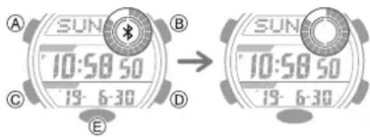 CASIO G-Squad GBD-800UC-3 - ● Stopping Radio Wave Emission by This Watch - 1