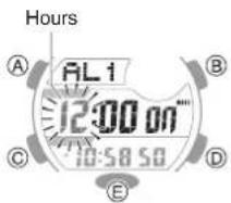 CASIO G-Squad GBD-800UC-3 - Configuring Alarm Settings - 2