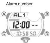 CASIO G-Squad GBD-800UC-3 - Configuring Alarm Settings - 1