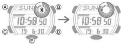 CASIO G-Squad GBD-800UC-3 - Canceling a Connection with a Phone - 1