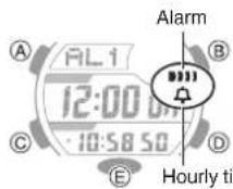 CASIO G-Squad GBD-800UC-3 - Determining an Alarm's On/Off Status - 1