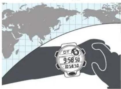 CASIO G-Squad GBD-800UC-3 - Configuring World Time Settings - 1