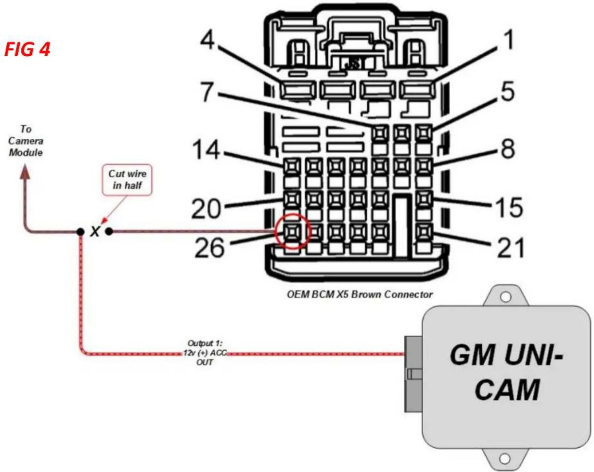 NAV-TV GM UNI-CAM NTV-KIT629 - GM UNI-CAM Installaon: Forcing OEM camera (2017+ vehicles only) - 1