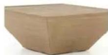 Four Hands Solano JSOL-010 - Delwin Square Outdoor Coffee Table-Brown - 2